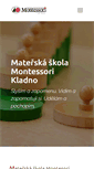 Mobile Screenshot of montessori-kladno.cz